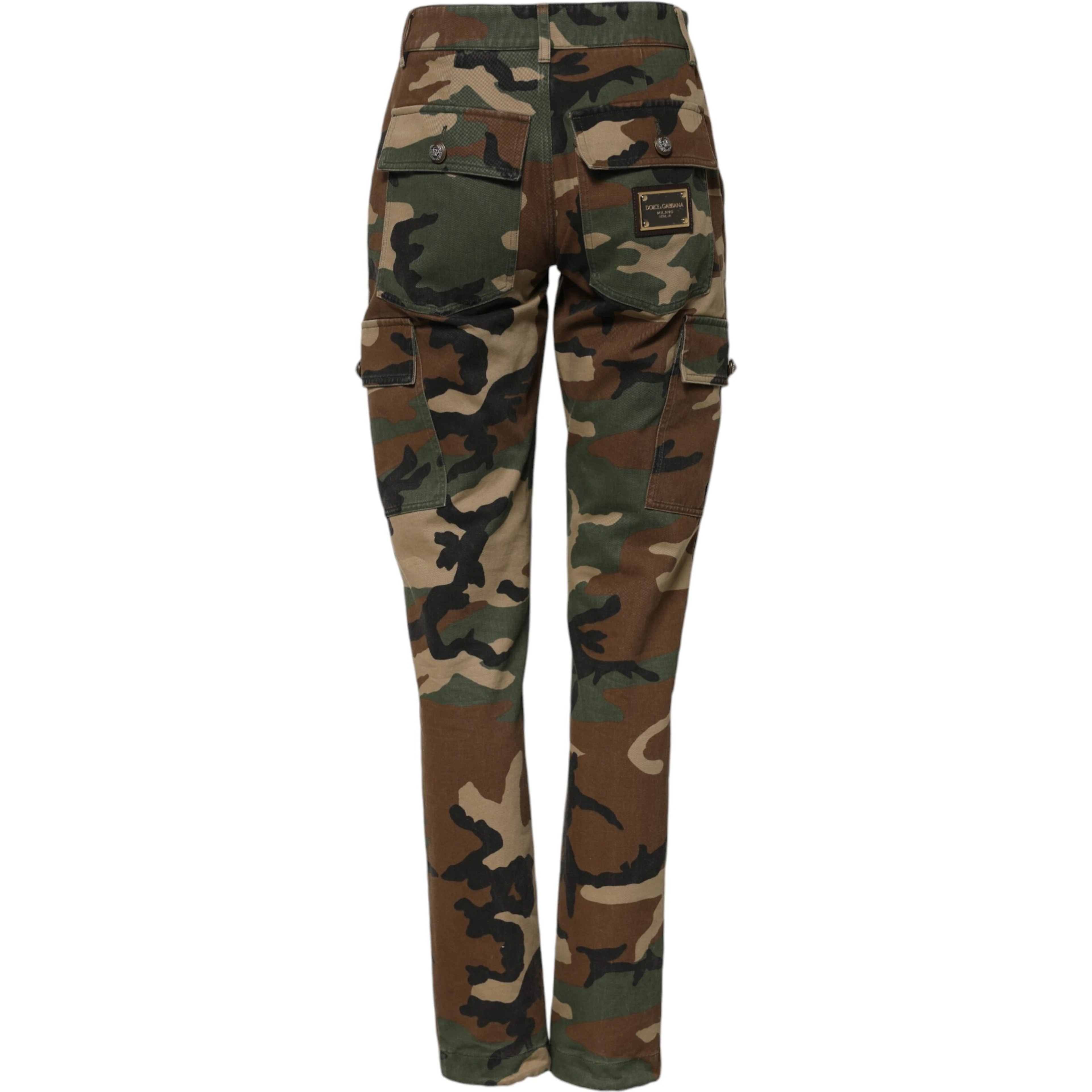 Multicolor Camouflage Cargo Pants