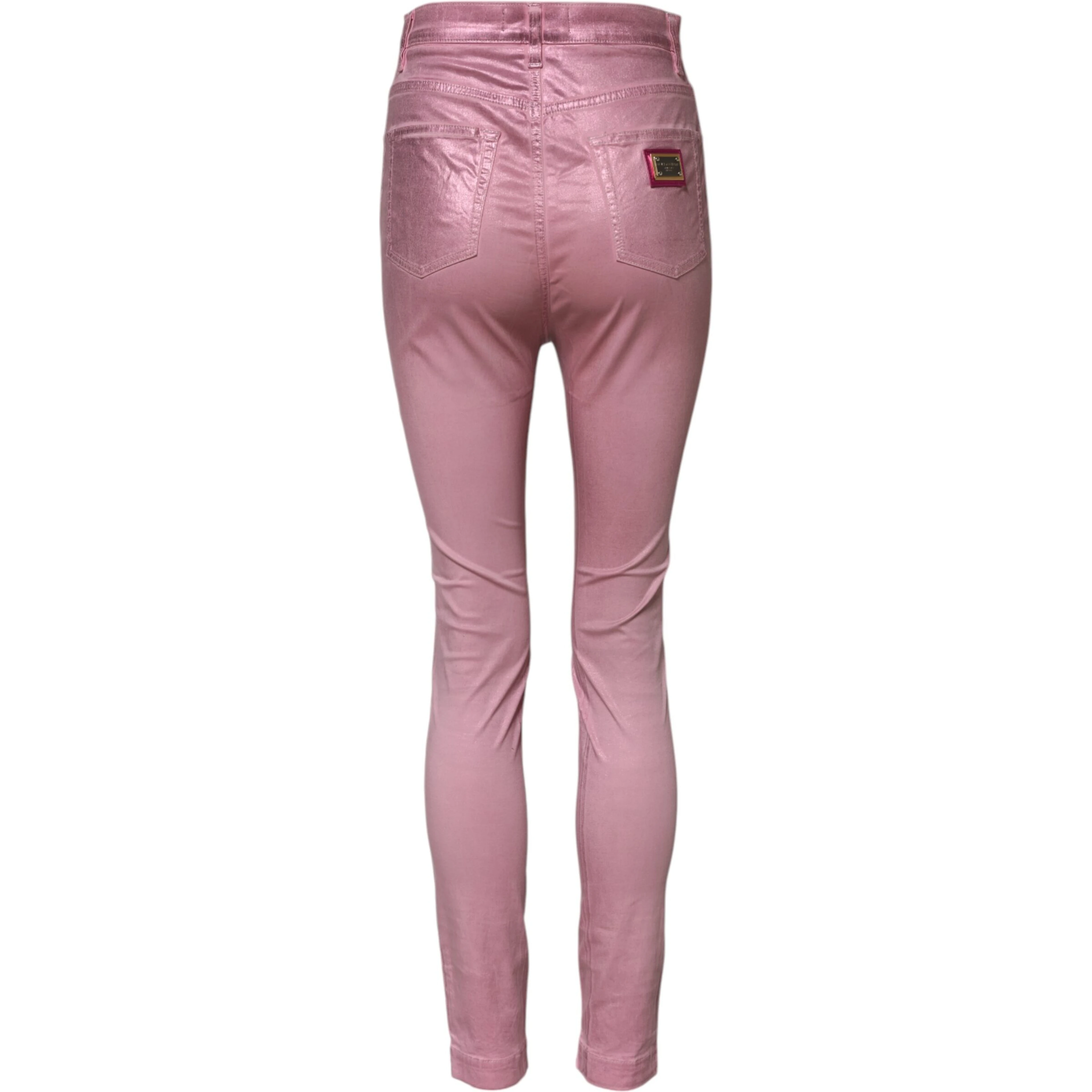 Pink GRACE High Waisted Skinny Denim Jeans