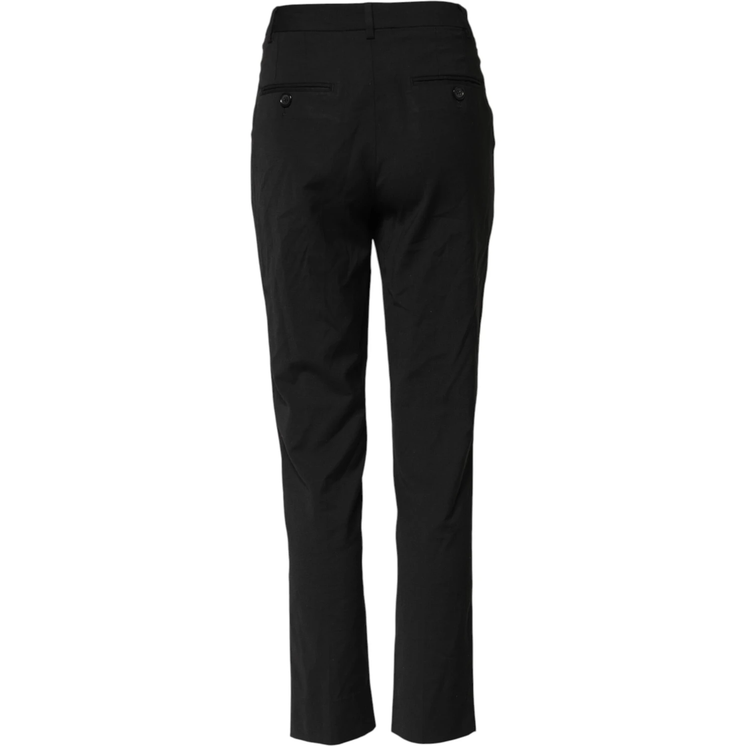 Black STAFF High Waist Tapered Pants