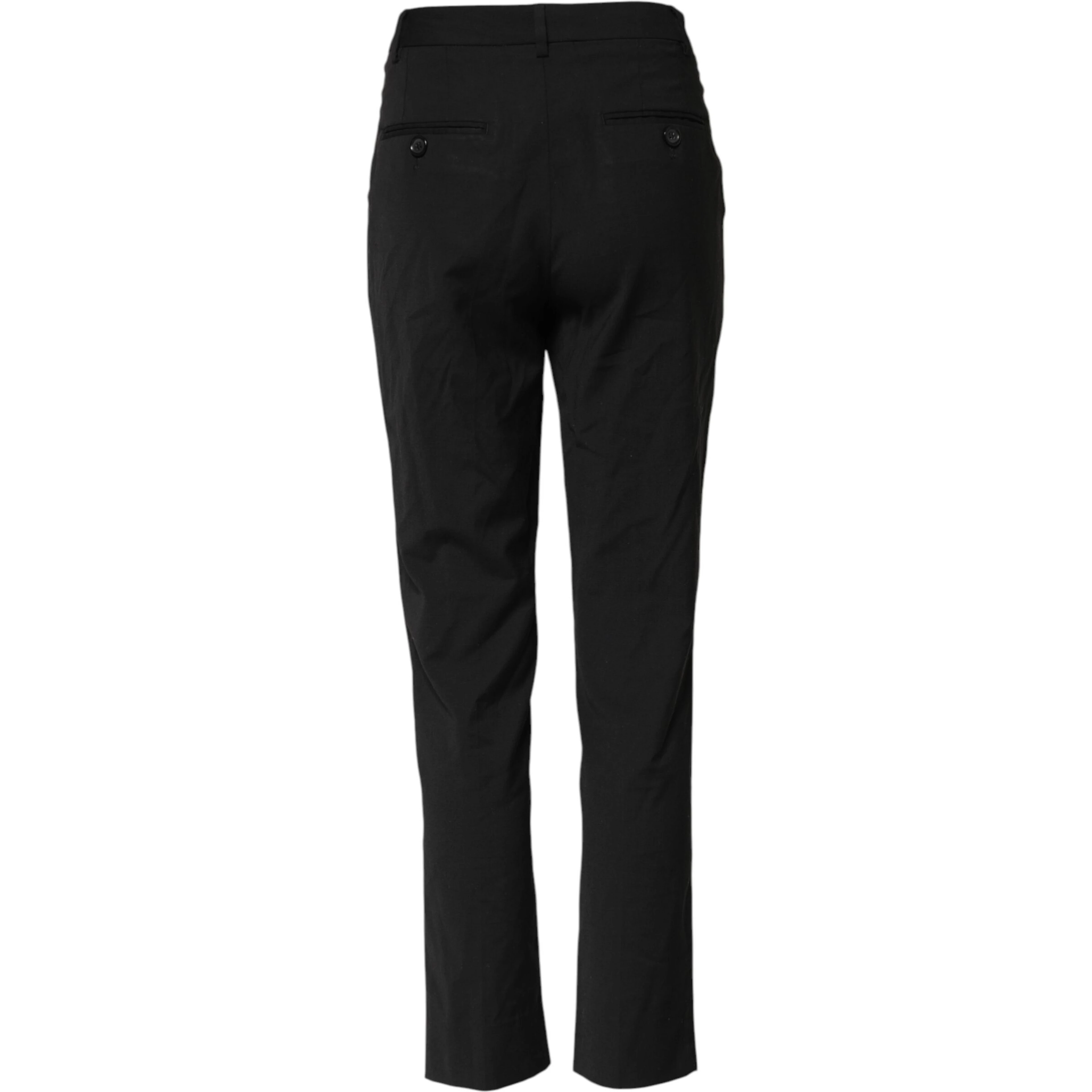 Black STAFF High Waist Tapered Pants