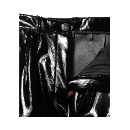 Black High Waist Cargo Bootcut Pants