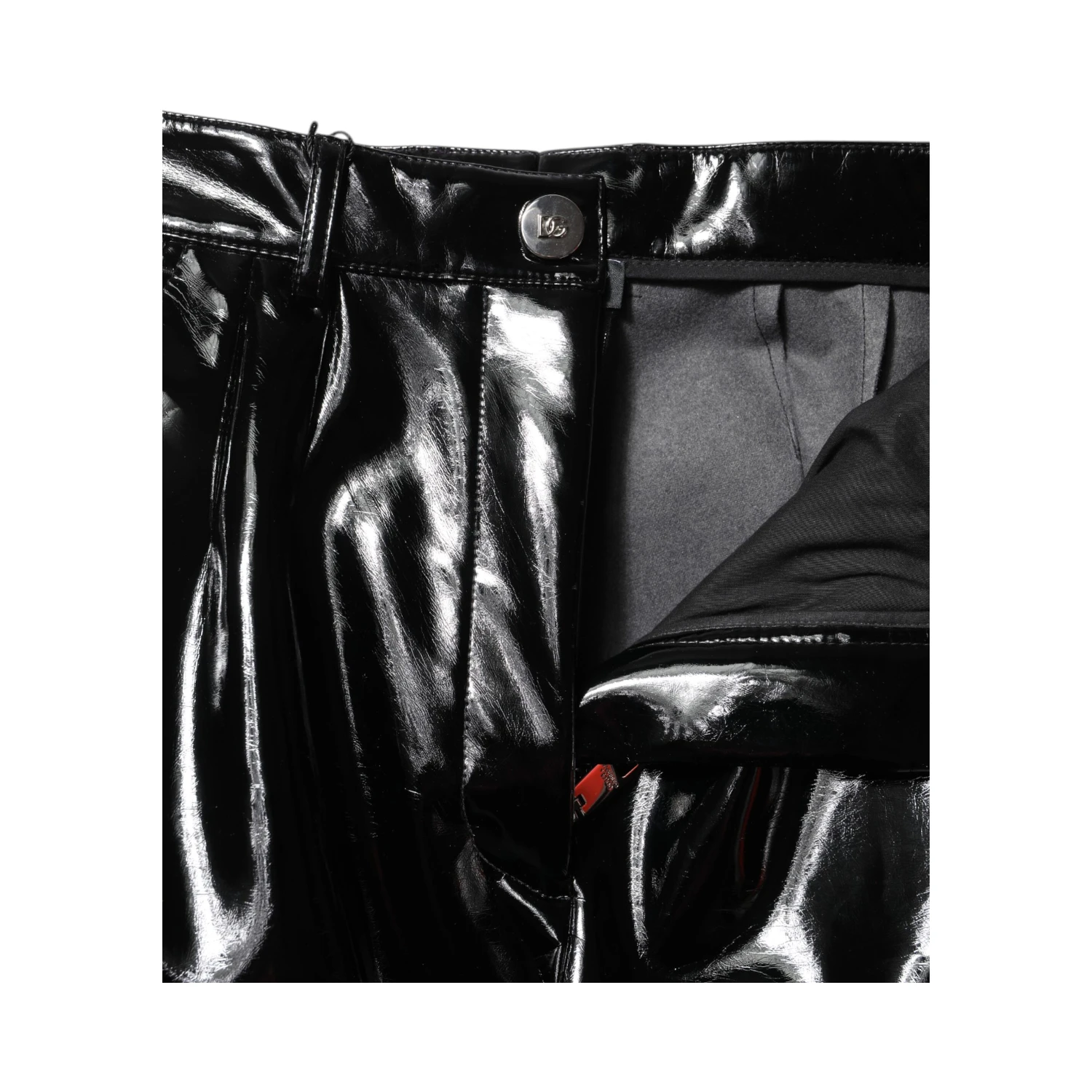 Black High Waist Cargo Bootcut Pants