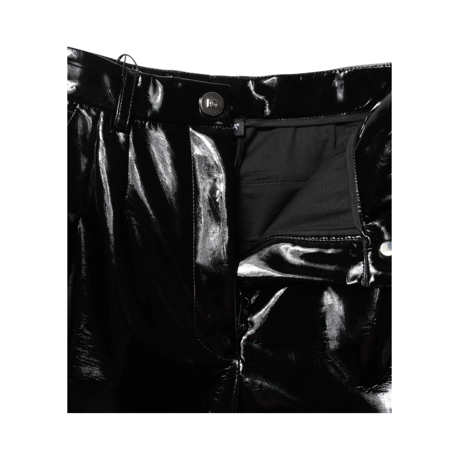 Black High Waist Cargo Bootcut Pants