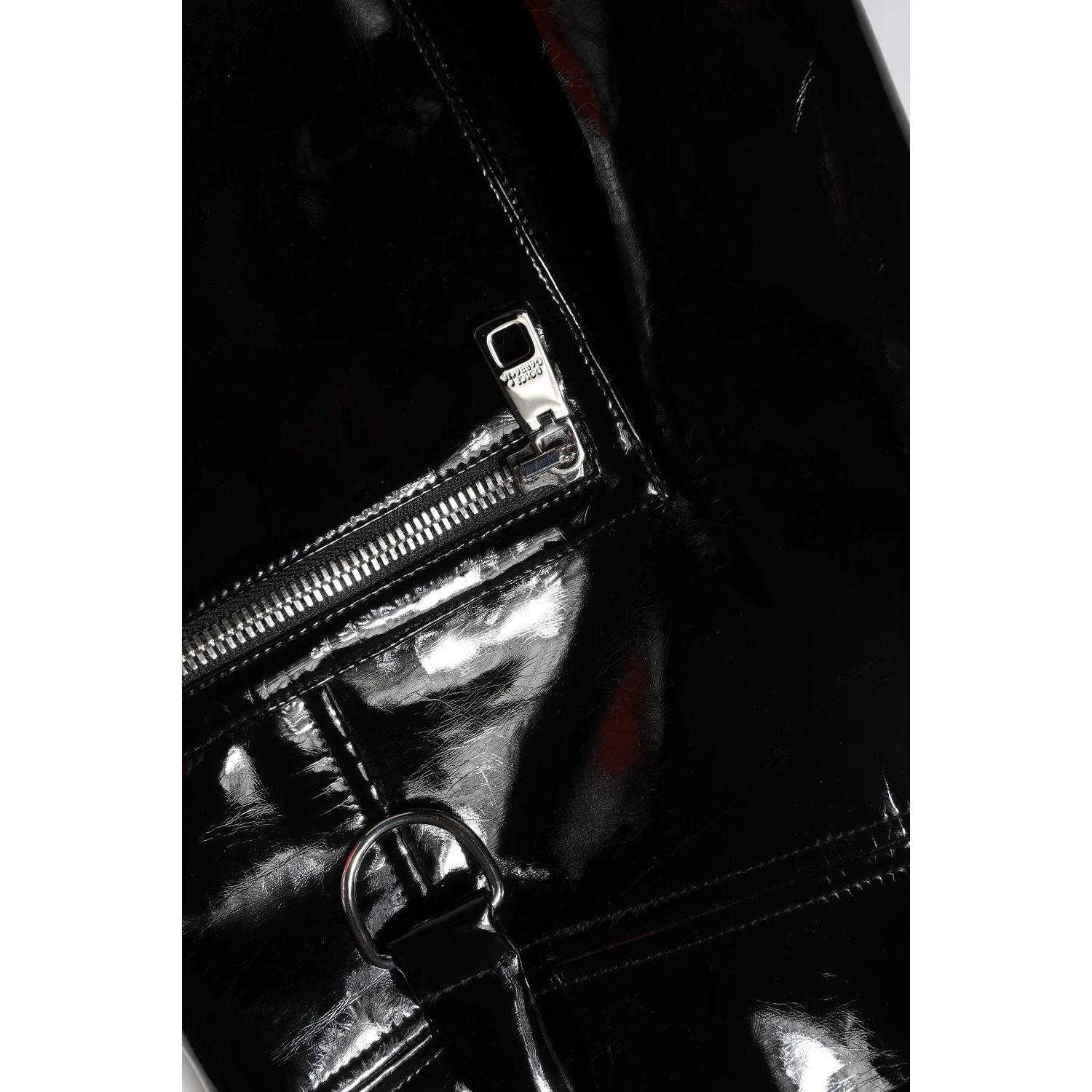 Black High Waist Cargo Bootcut Pants