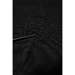 Black DG Silk Vneck Collared Men Polo T-shirt