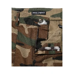Multicolor Camouflage Cargo Pants