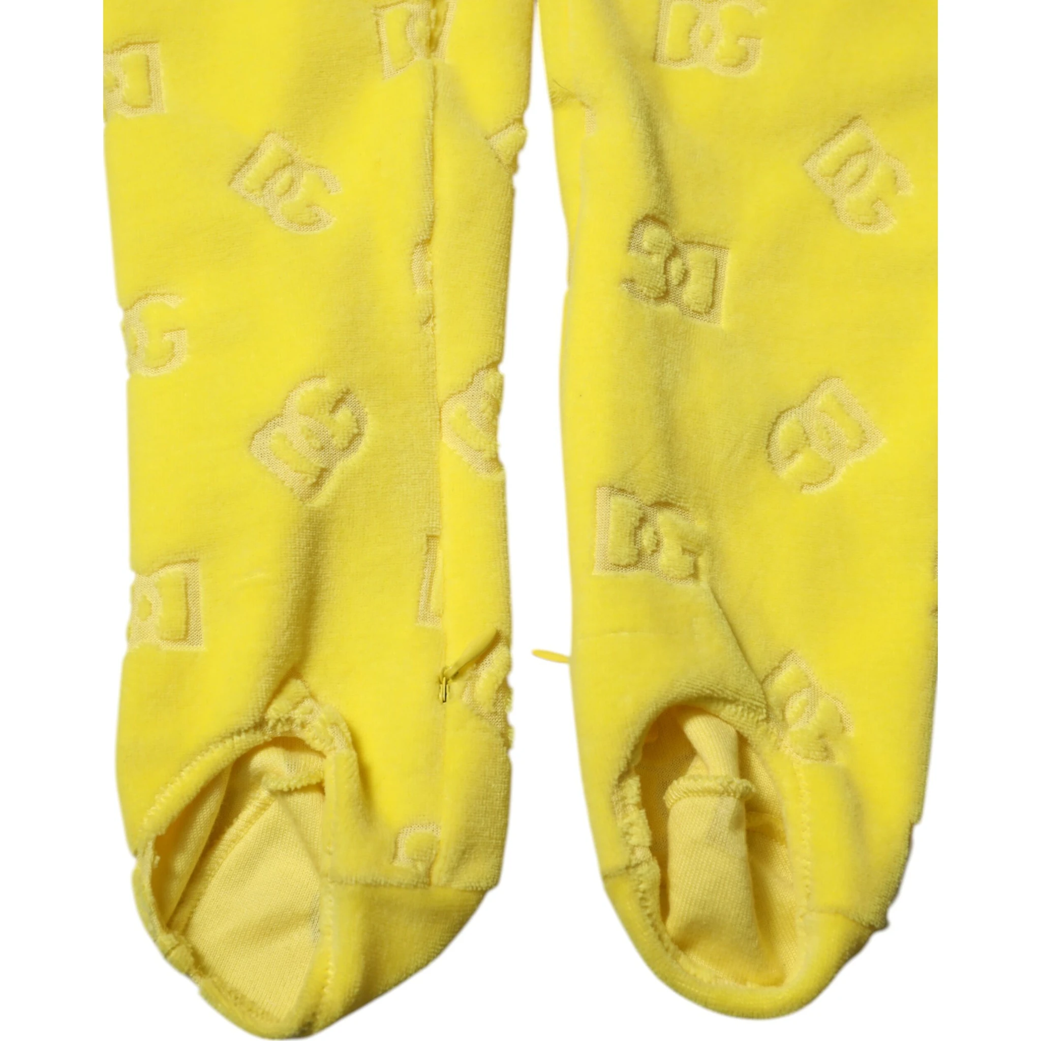 Yellow Logo Slim Fit Leggings Pants