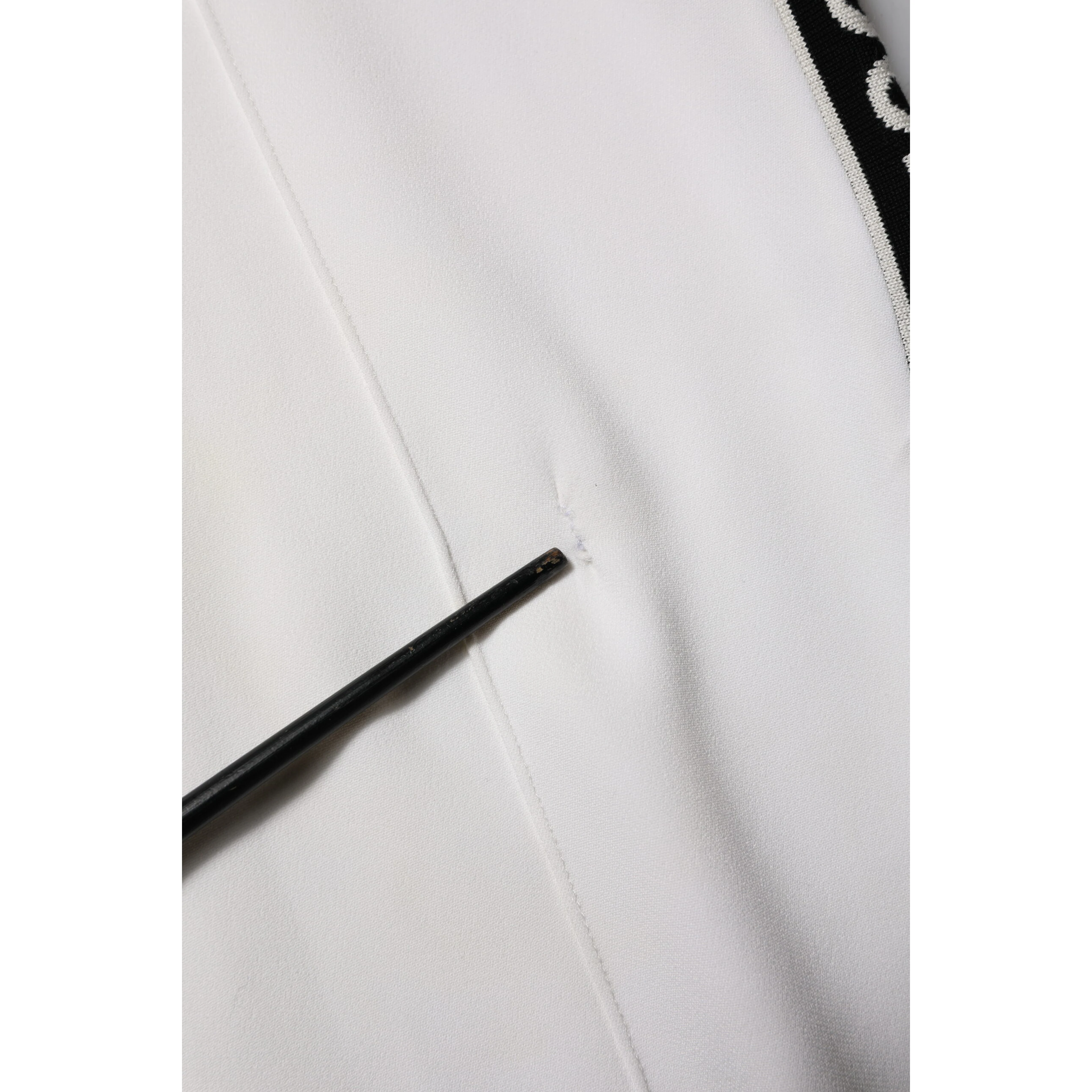 White Viscose Jogger Sweatpants Pants