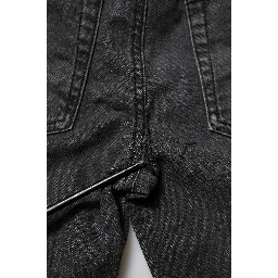 Black Cotton Low Waist Skinny Denim Jeans