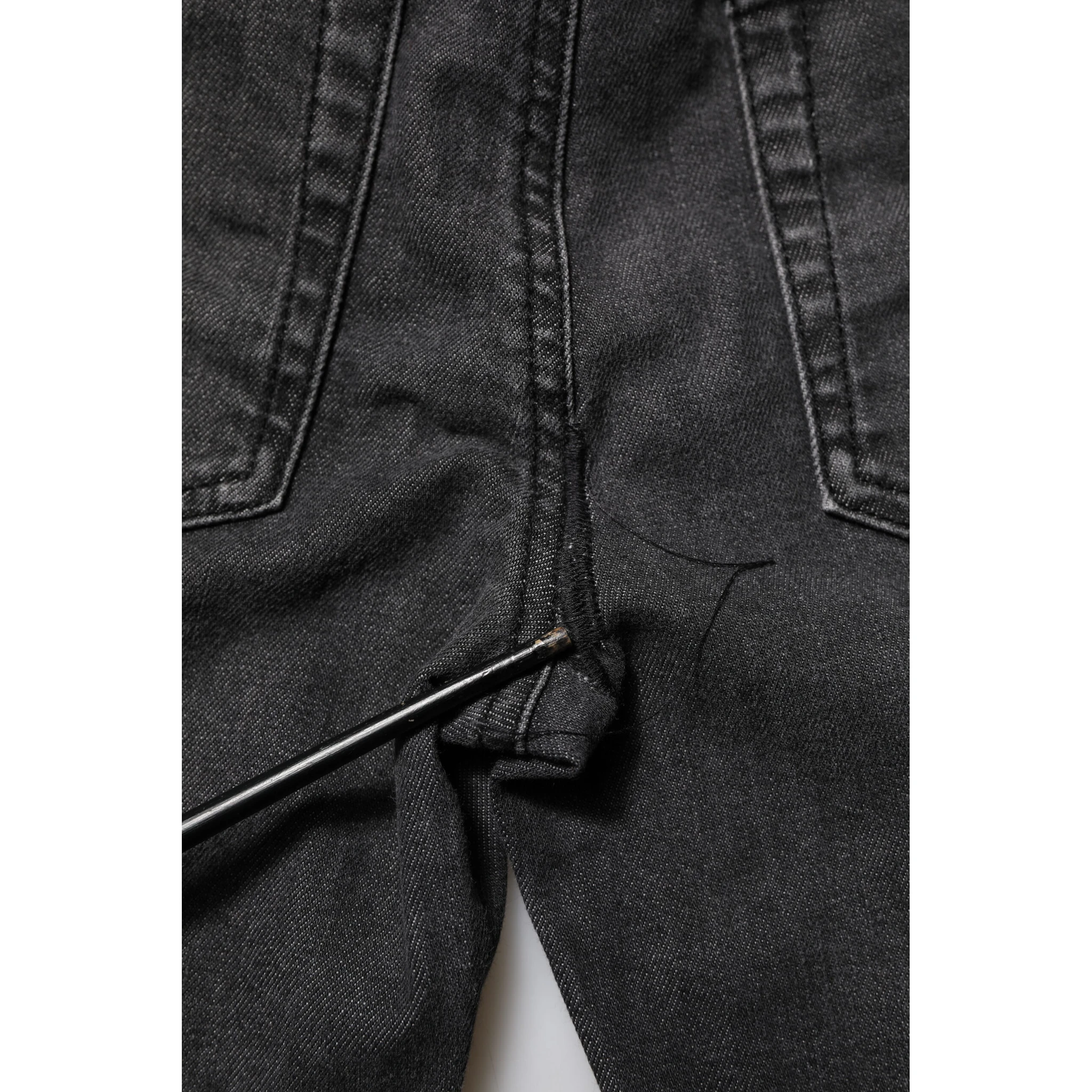 Black Cotton Low Waist Skinny Denim Jeans