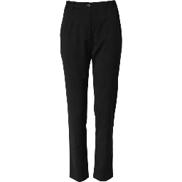 Black STAFF High Waist Tapered Pants