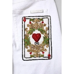 White GRACE Mid Waisted Skinny Denim Jeans