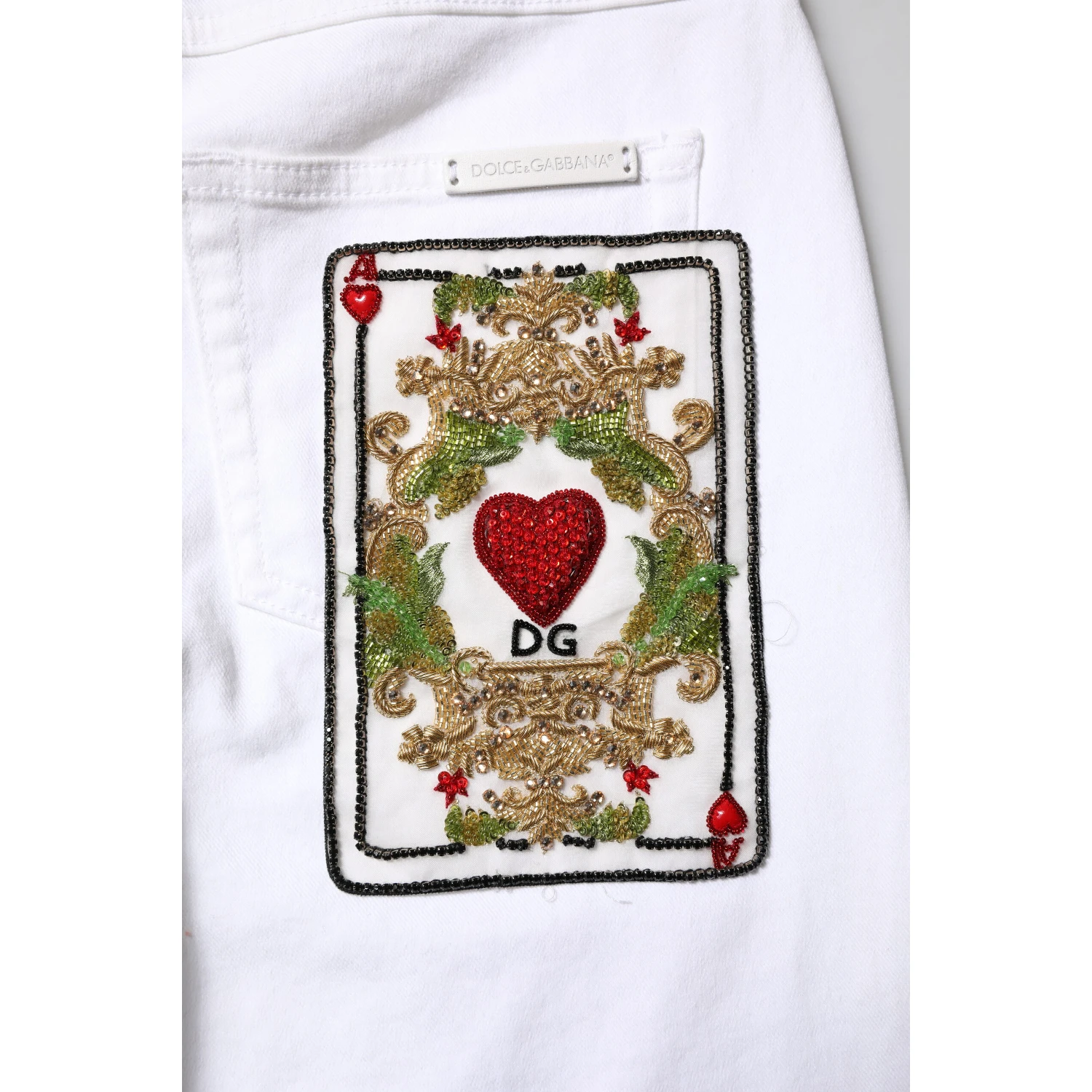 White GRACE Mid Waisted Skinny Denim Jeans