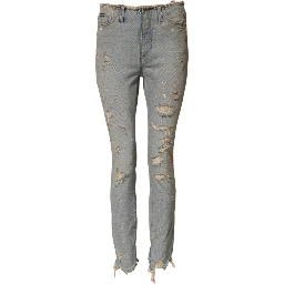 Light Blue High Waist Skinny Denim Jeans