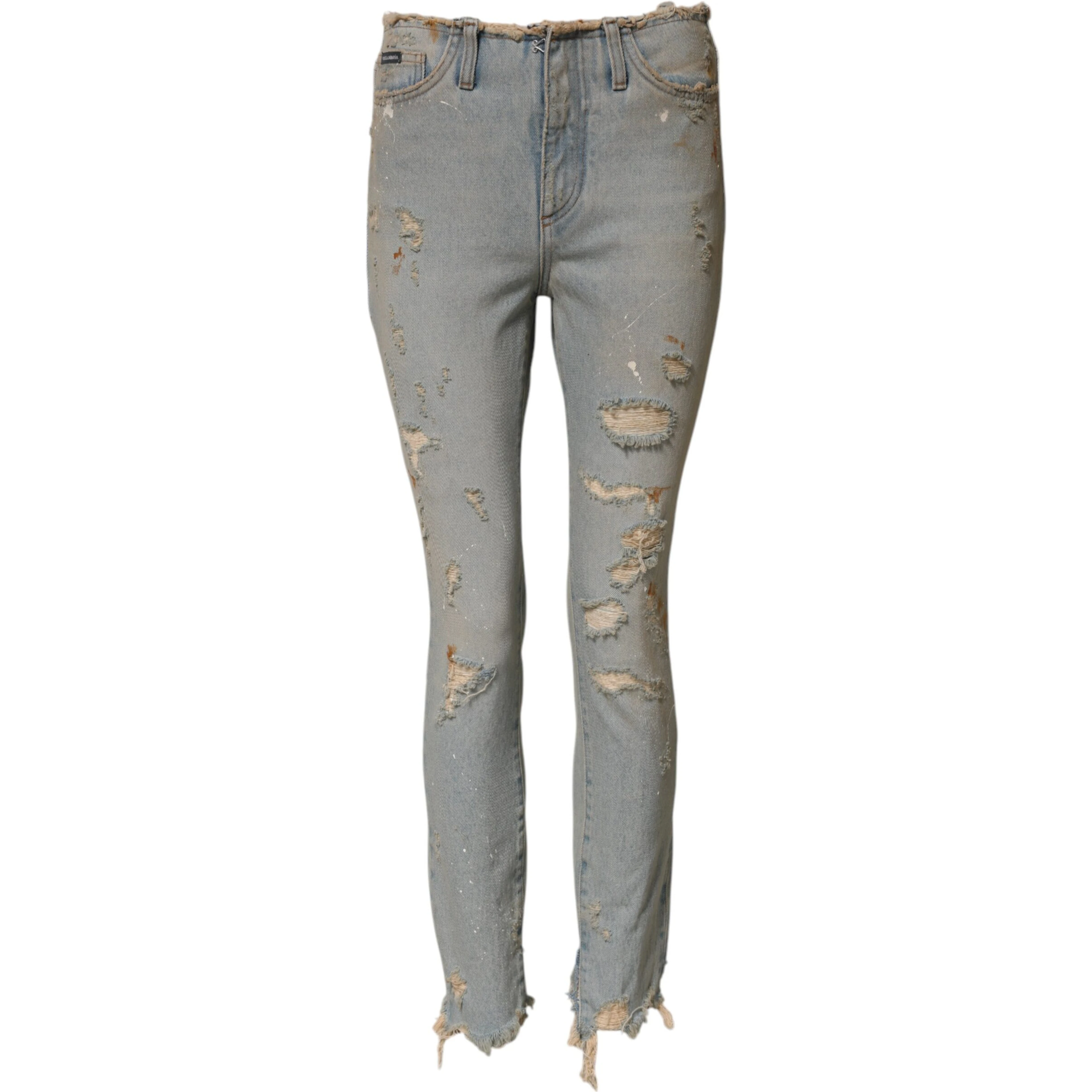 Light Blue High Waist Skinny Denim Jeans