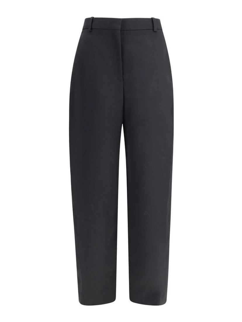 بنطال رسمي من الصوف الأسود