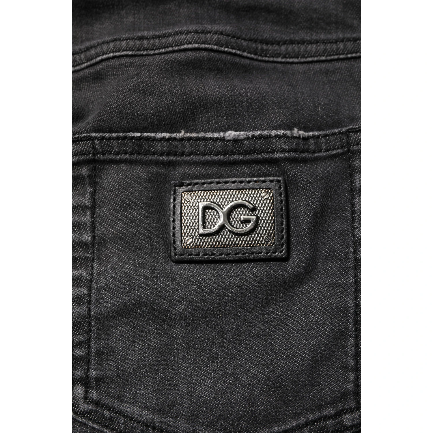 Black Cotton Low Waist Skinny Denim Jeans