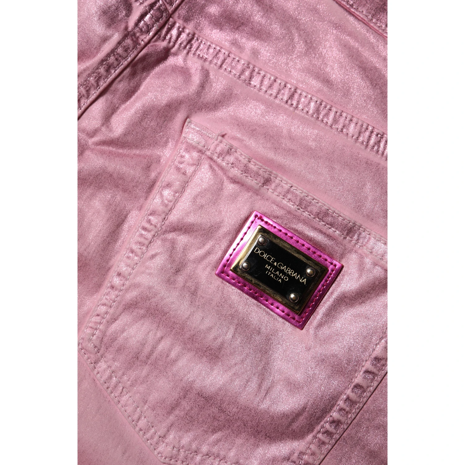 Pink GRACE High Waisted Skinny Denim Jeans