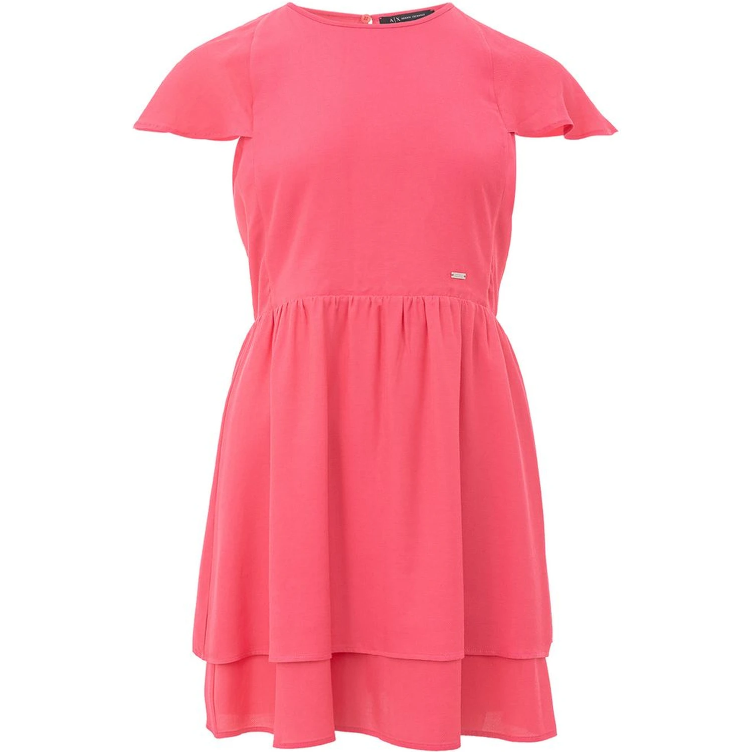 Fuchsia Viscose Casual Dress