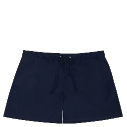 Blue Polyester Swim Shorts