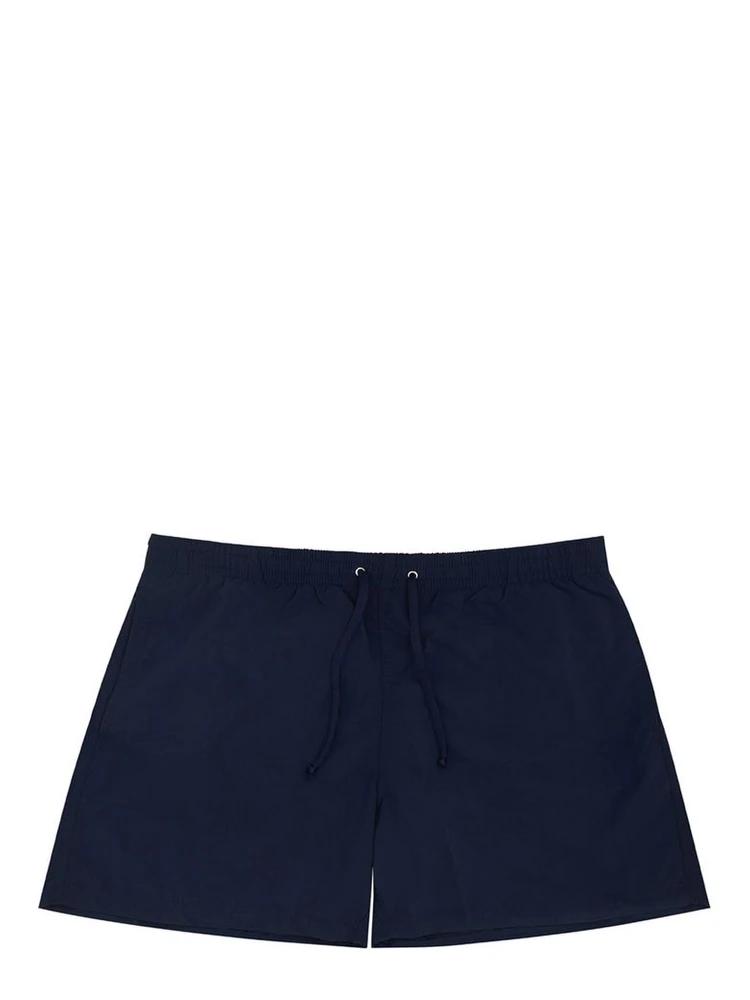 Blue Polyester Swim Shorts