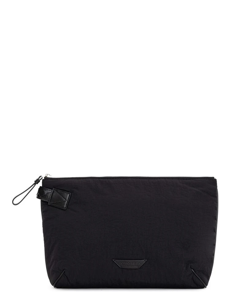 Black Nylon Clutch Bag
