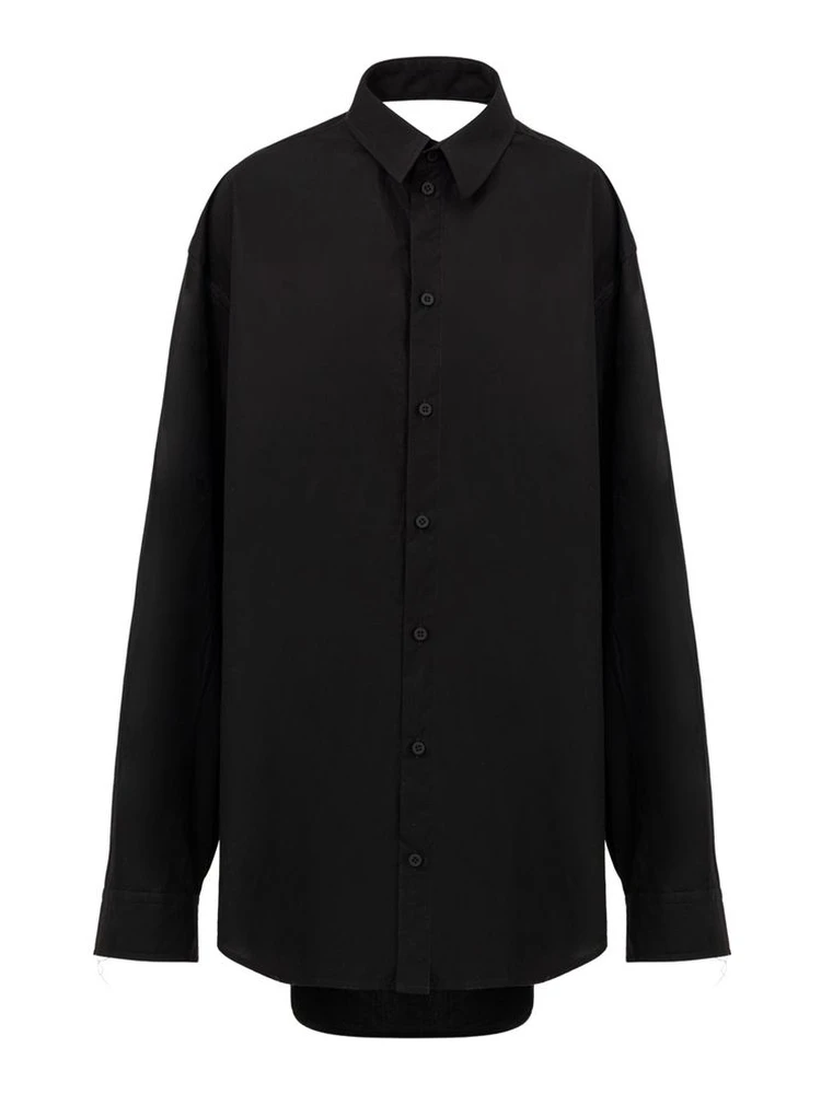 Black Cotton Long Dress