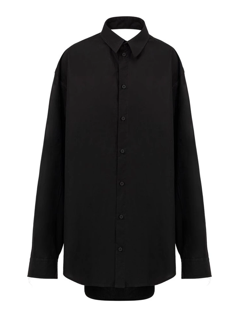 Black Cotton Long Dress