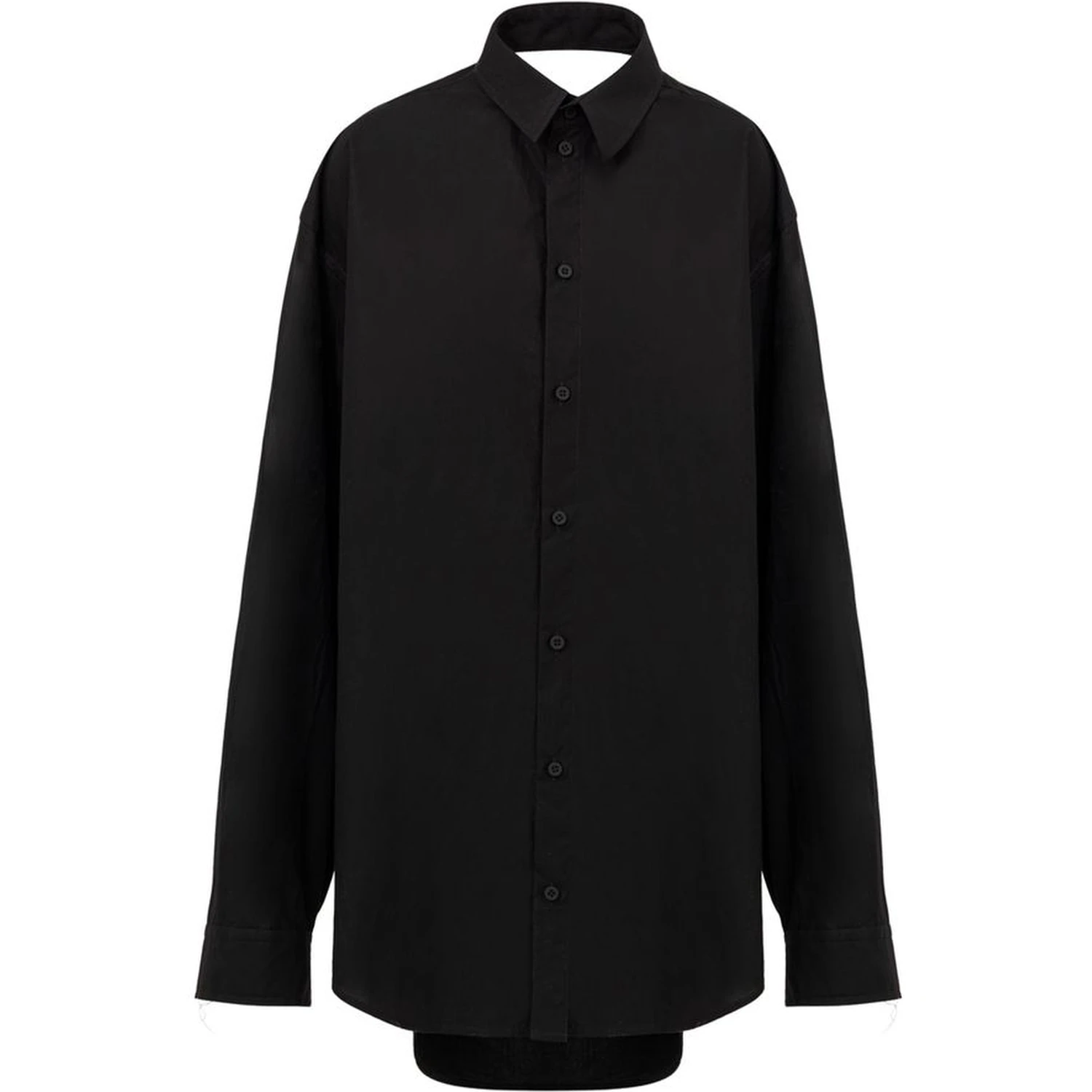 Black Cotton Long Dress