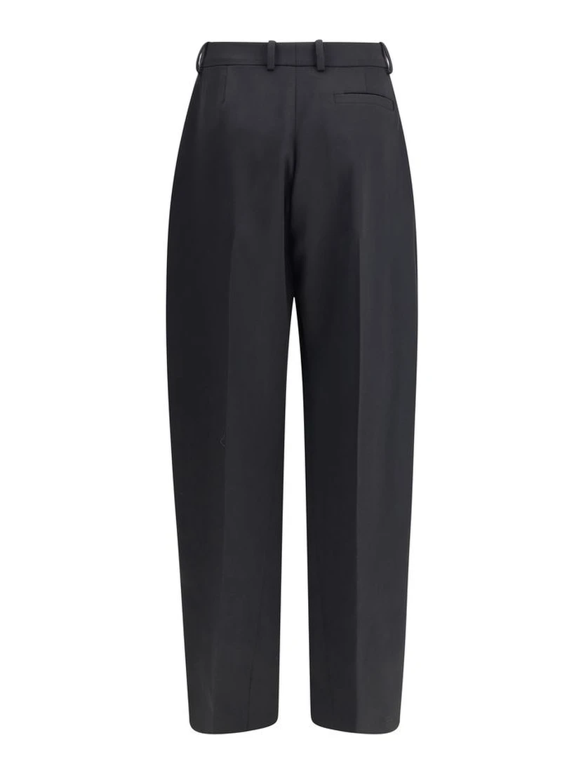 بنطال رسمي من الصوف الأسود