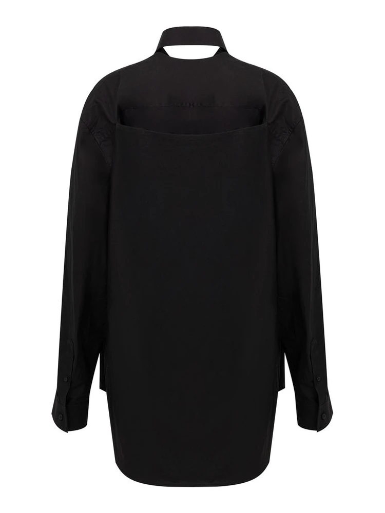 Black Cotton Long Dress alternative