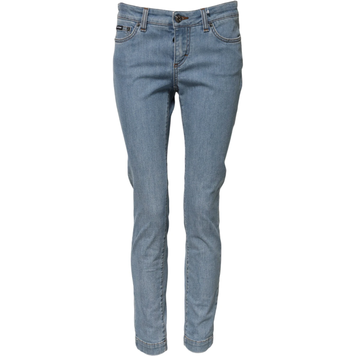 Blue Cotton PRETTY MidWaist Skinny Denim Jeans