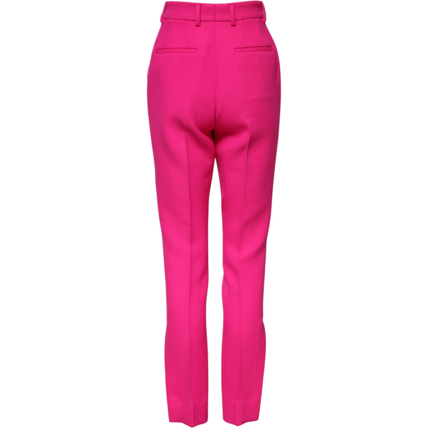 Fuchsia Pink HighWaist Tapered Trouser Pants