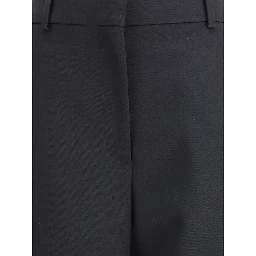 بنطال رسمي من الصوف الأسود