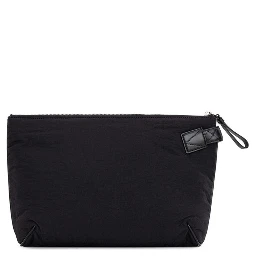 Black Nylon Clutch Bag