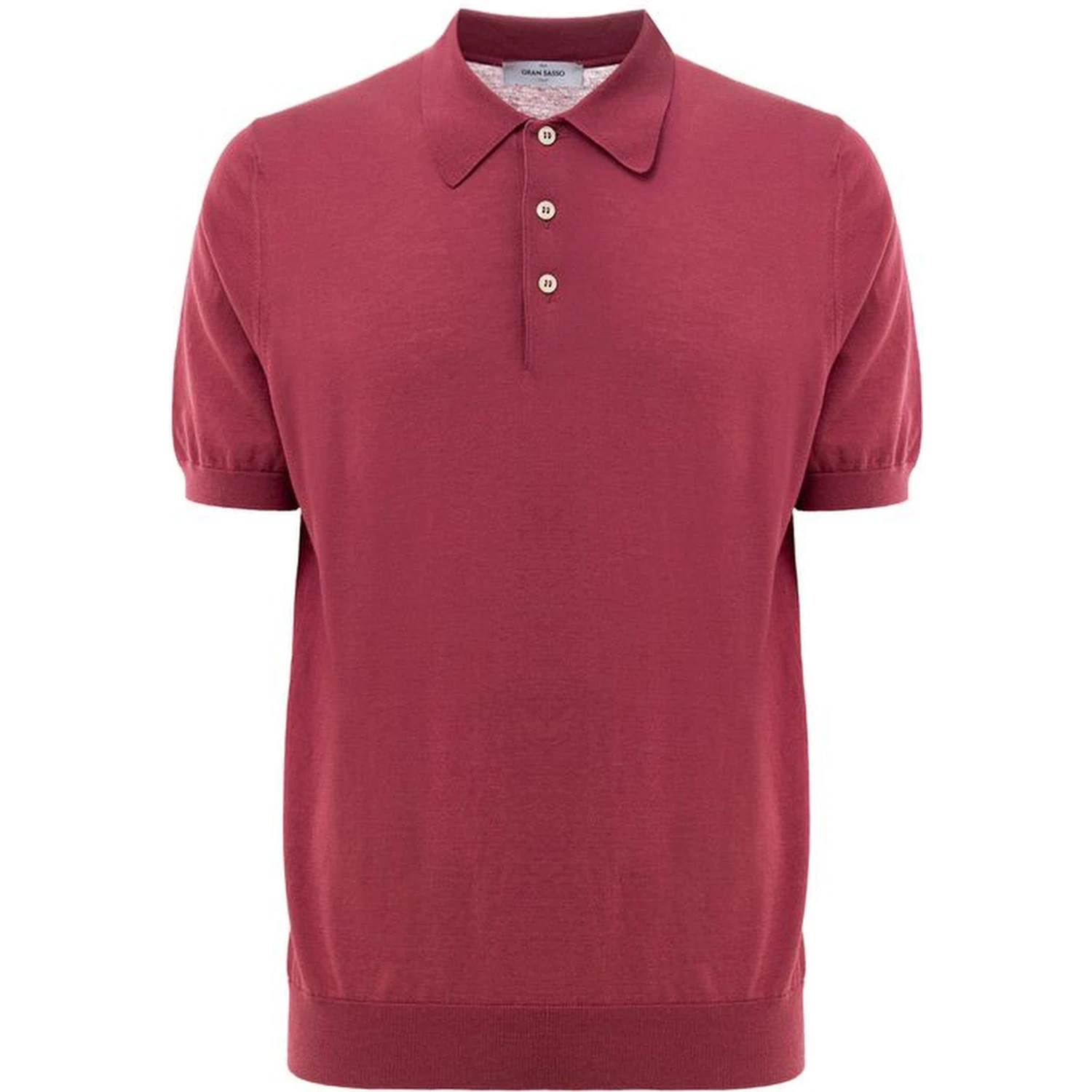 Red Cotton Polo Shirt