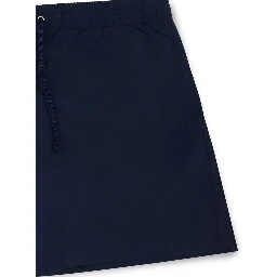 Blue Polyester Swim Shorts