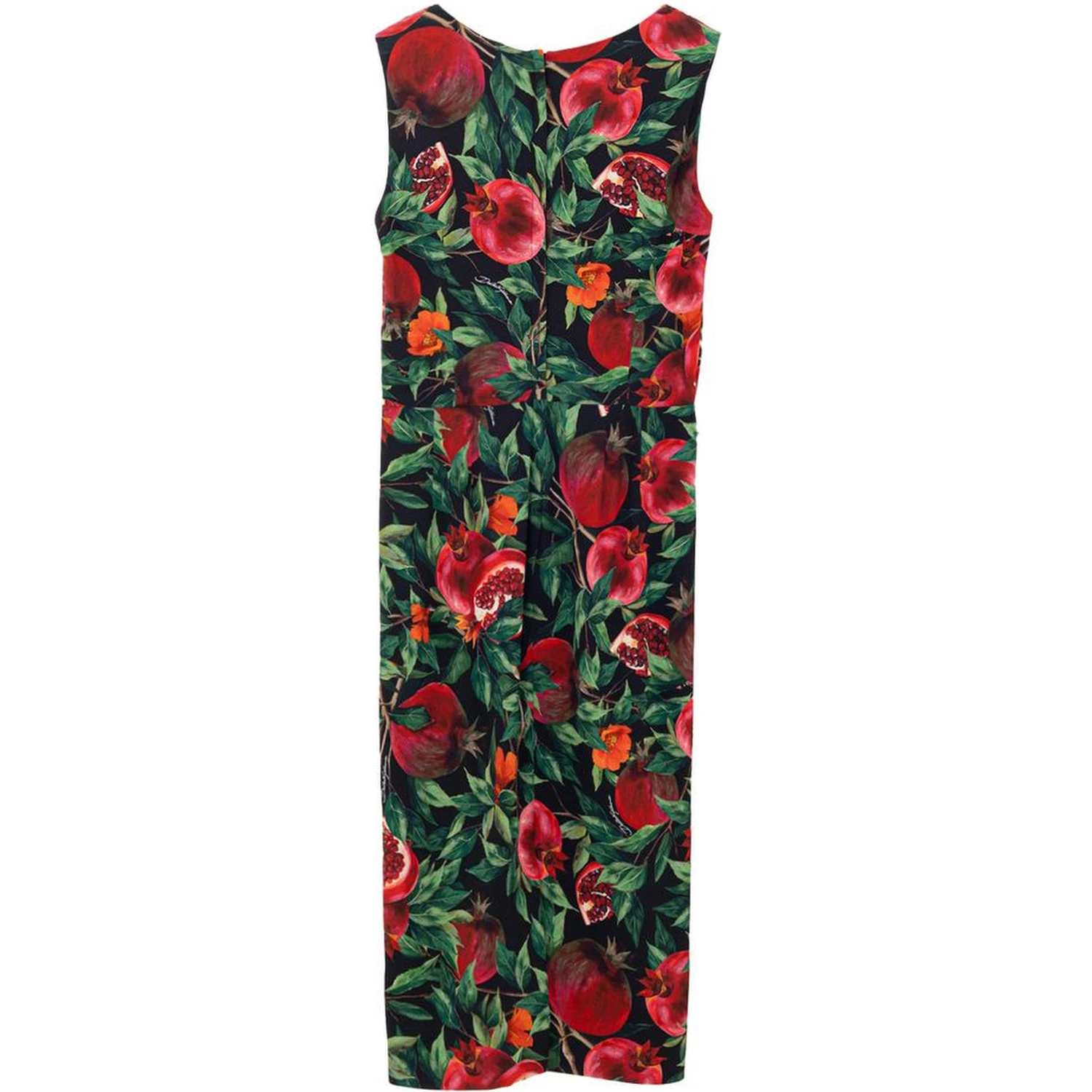 Bicolor Viscose Long Dress