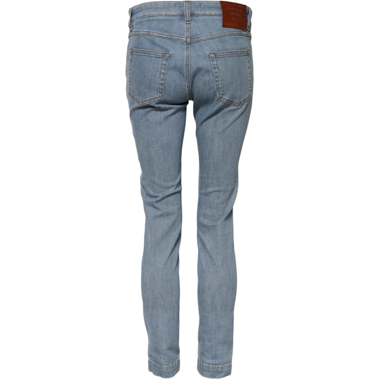 Blue Cotton PRETTY MidWaist Skinny Denim Jeans