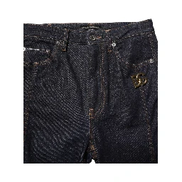 Black Cotton Mid Waist Bootcut Denim Jeans