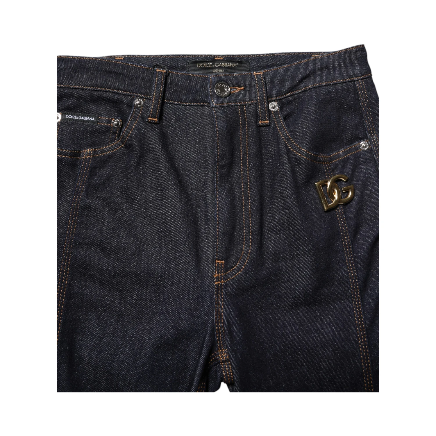 Black Cotton Mid Waist Bootcut Denim Jeans