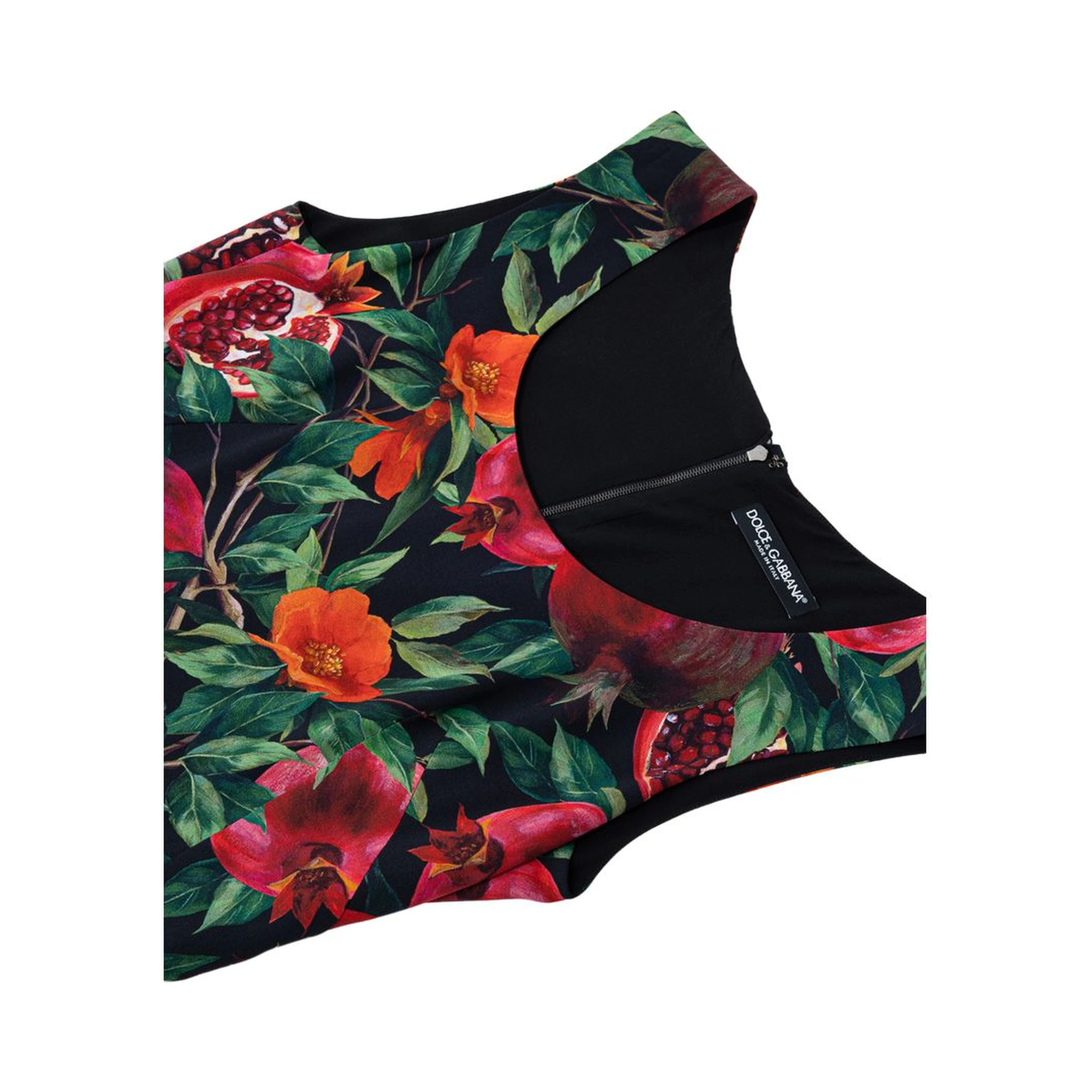 Bicolor Viscose Long Dress