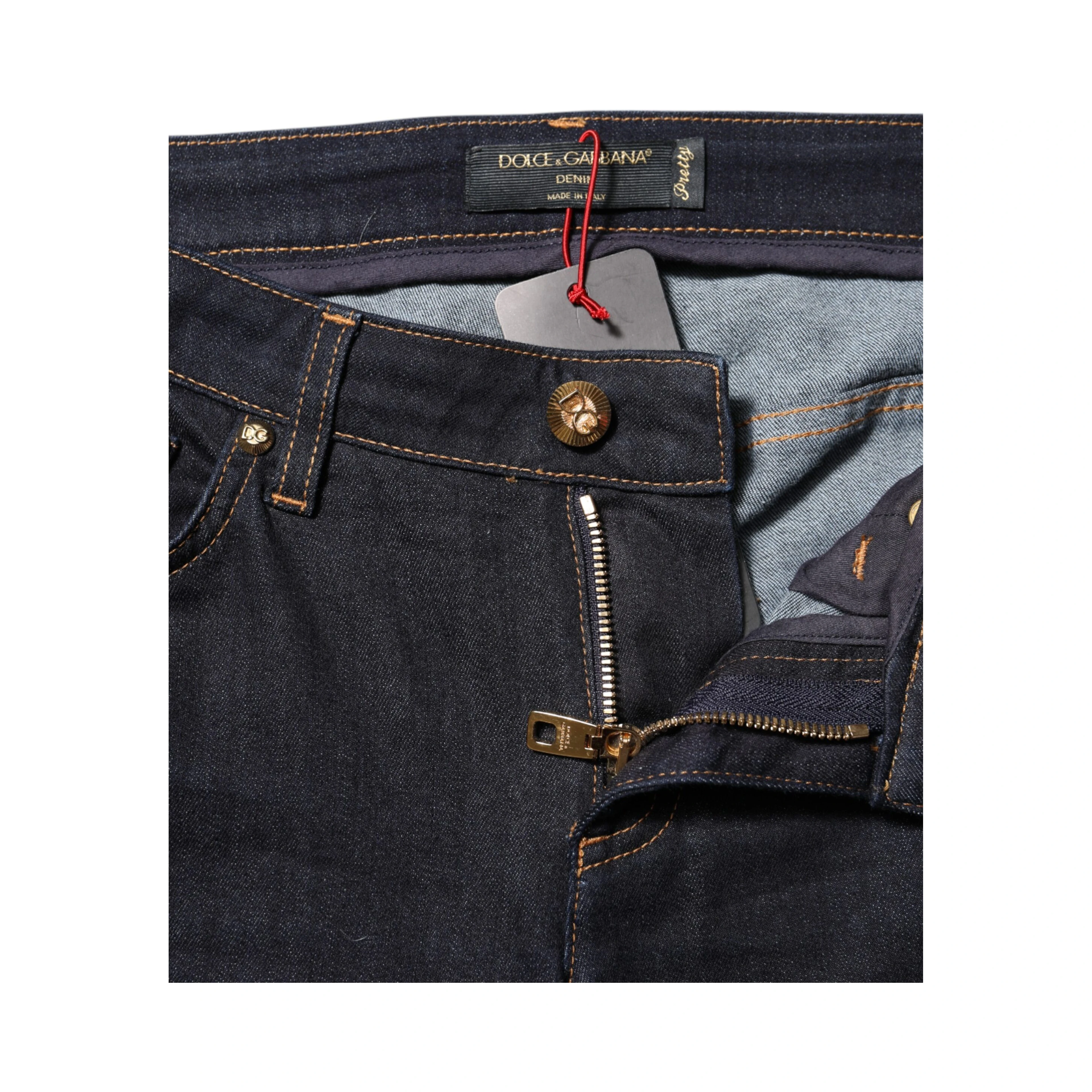 Blue Cotton PRETTY LowWaist Skinny Denim Jeans