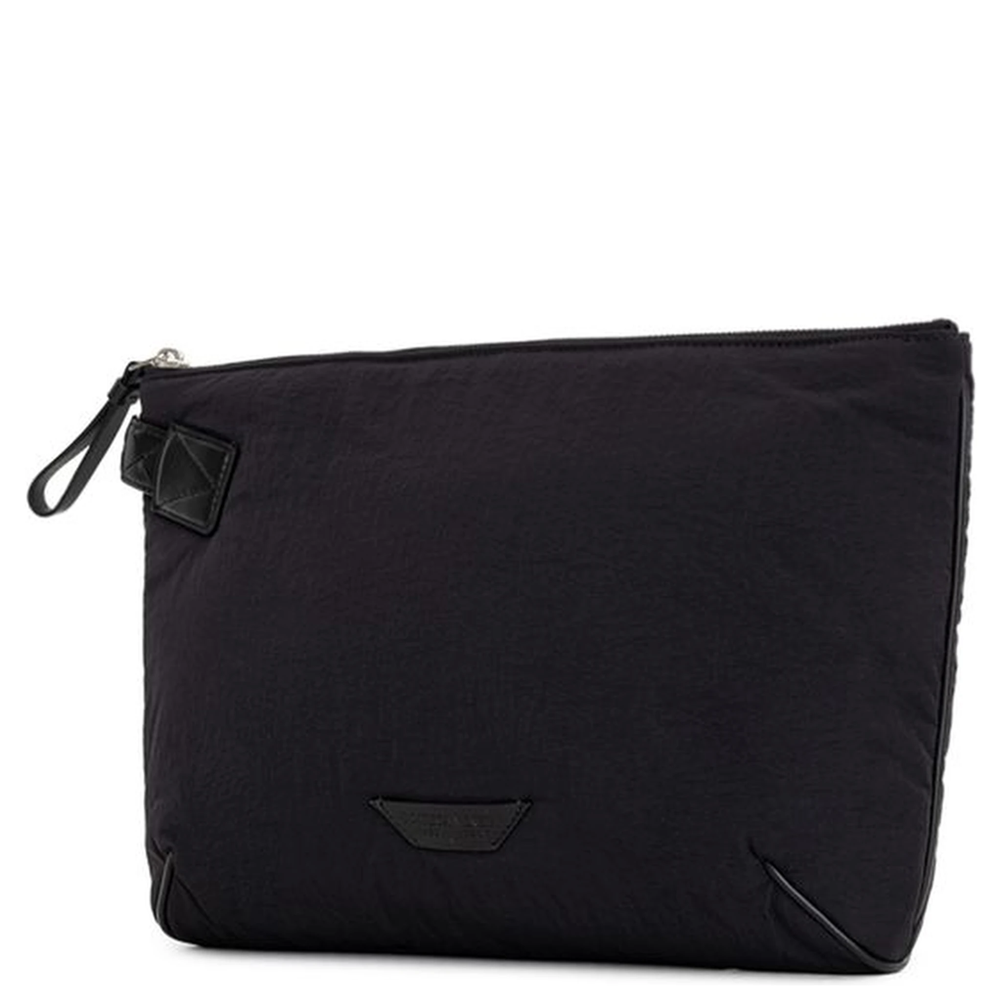 Black Nylon Clutch Bag