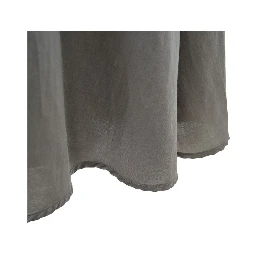 Gray Silk Casual Dress