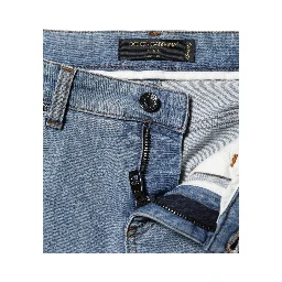 Blue Cotton PRETTY MidWaist Skinny Denim Jeans