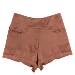Pink Viscose Shorts