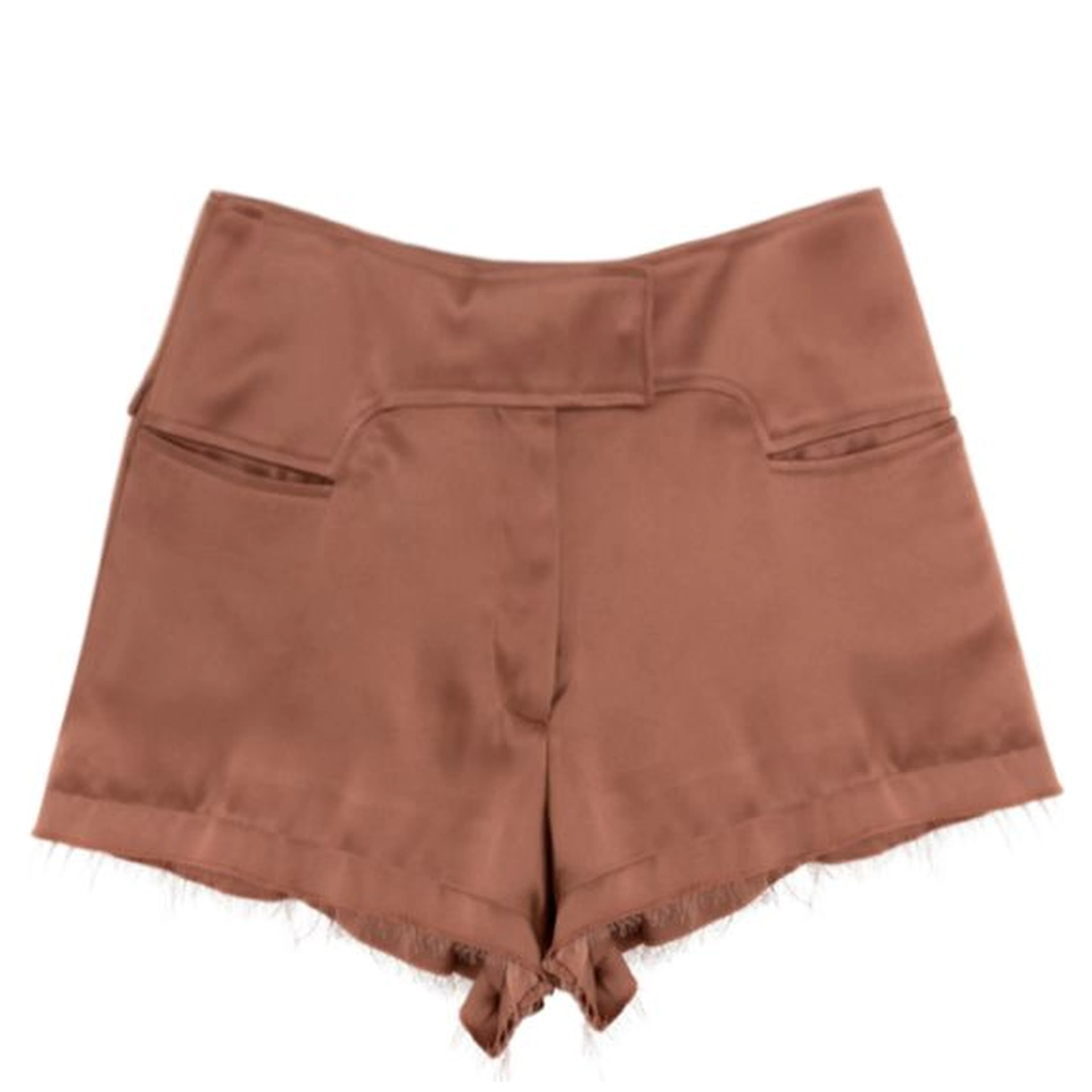 Pink Viscose Shorts