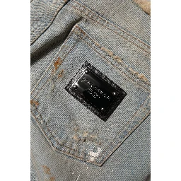 Light Blue High Waist Skinny Denim Jeans