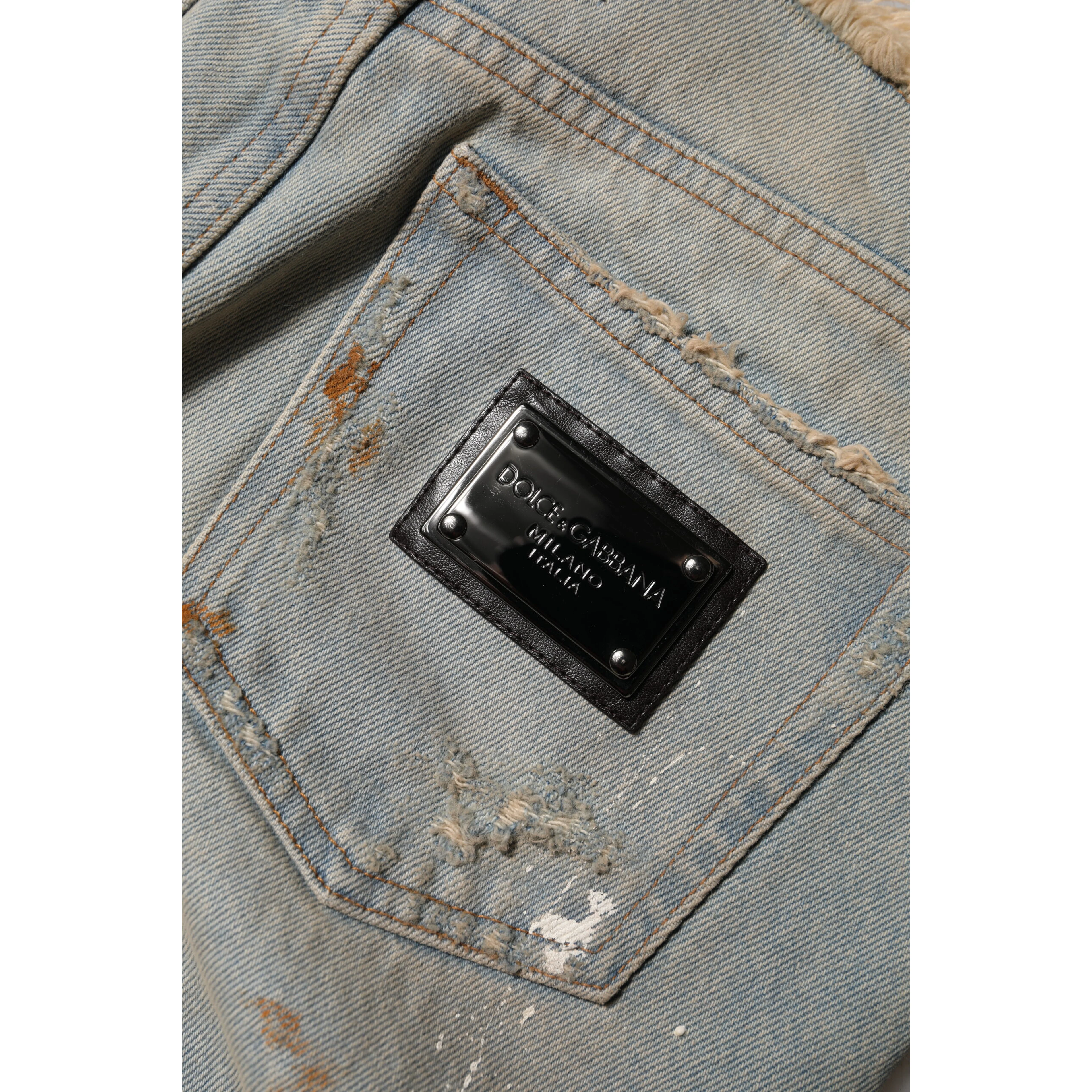 Light Blue High Waist Skinny Denim Jeans